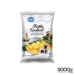 شيبس كيتل كوكد نكهة ملح البحر والفلفل الاسود 150غ