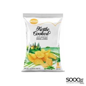 شيبس كيتل كوكد نكهة الجبنة والبصل الاخضر 40 غ