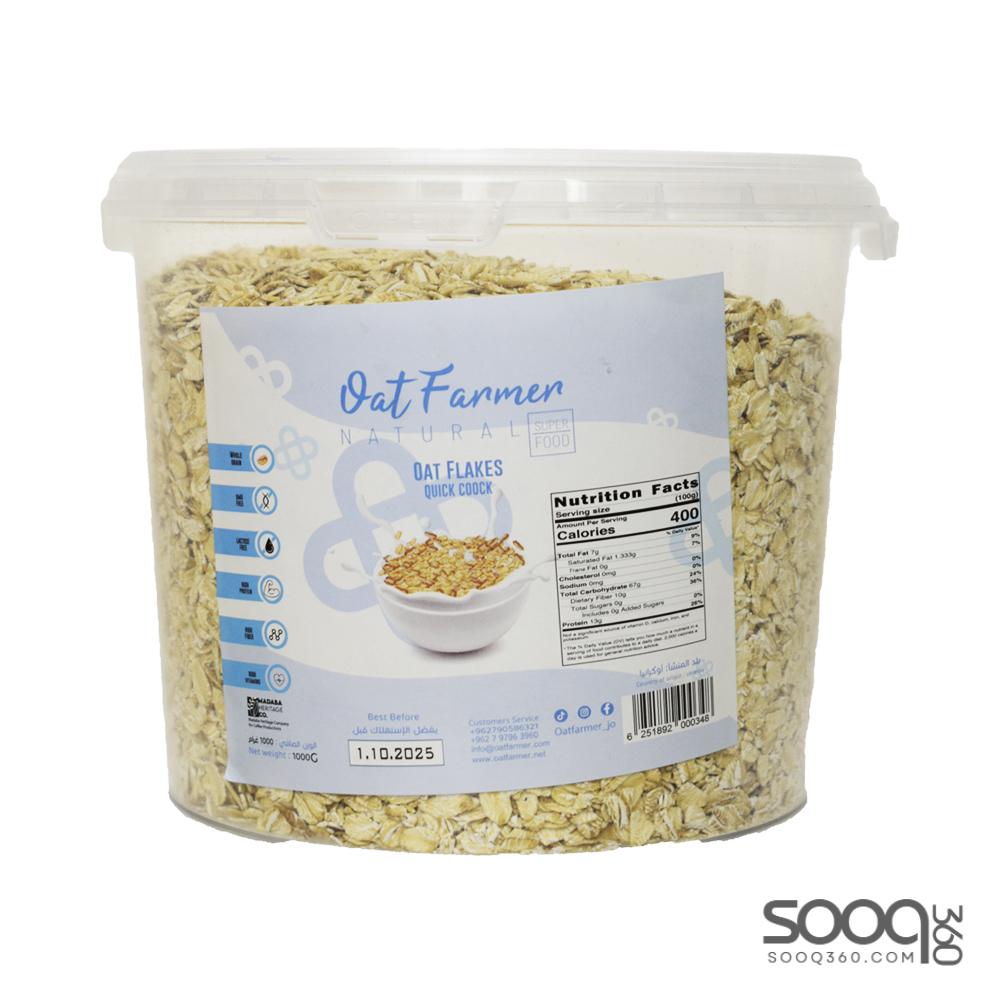 اوت فارمر رقائق الشوفان الكاملة 1 كغم