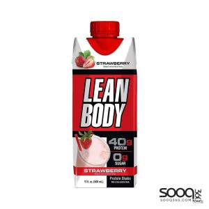 لين بودي شراب بروتين نكهة الفراولة 500مل40غرام بروتين