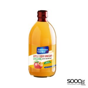 امريكان جاردن خل تفاح العضوي 500 مل