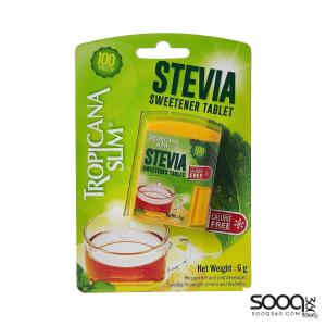تروبيكانا سلم ستيفيا اقراص محلي 100 حبة 6 غ