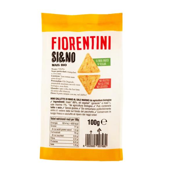 فيورنتيني كعكة الذرة العضوية مع ملح البحر 100 غ