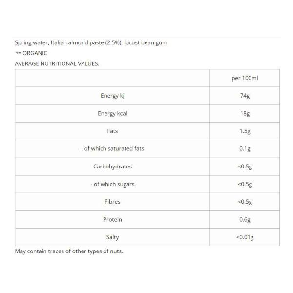 ذا بريدج حليب اللوز باريستا عضوي 1لتر