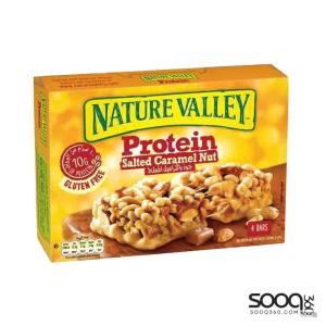 نايتشر فالي بروتين بار فول سوداني ولوز بالكراميل 40غ*4