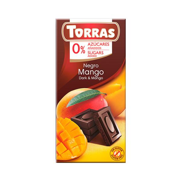 توراس شوكولاتة داكنة مع المانجا 75غ