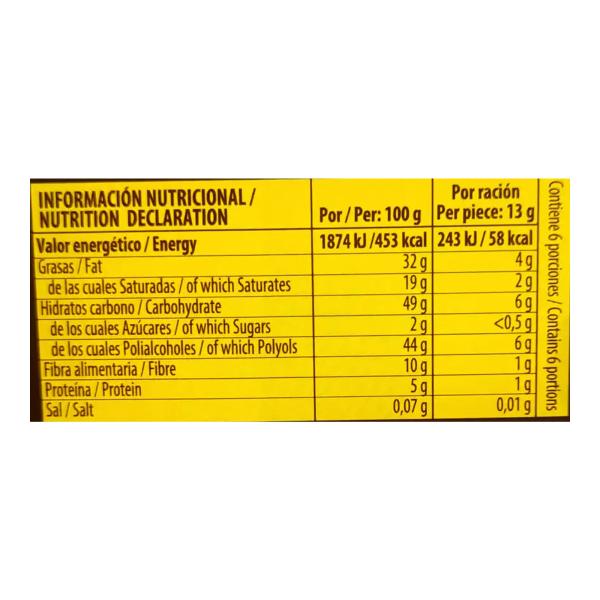 توراس شوكولاتة داكنة مع المانجا 75غ