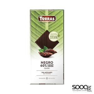 توراس ستيفيا شوكولاتة داكنة 60% 100غ