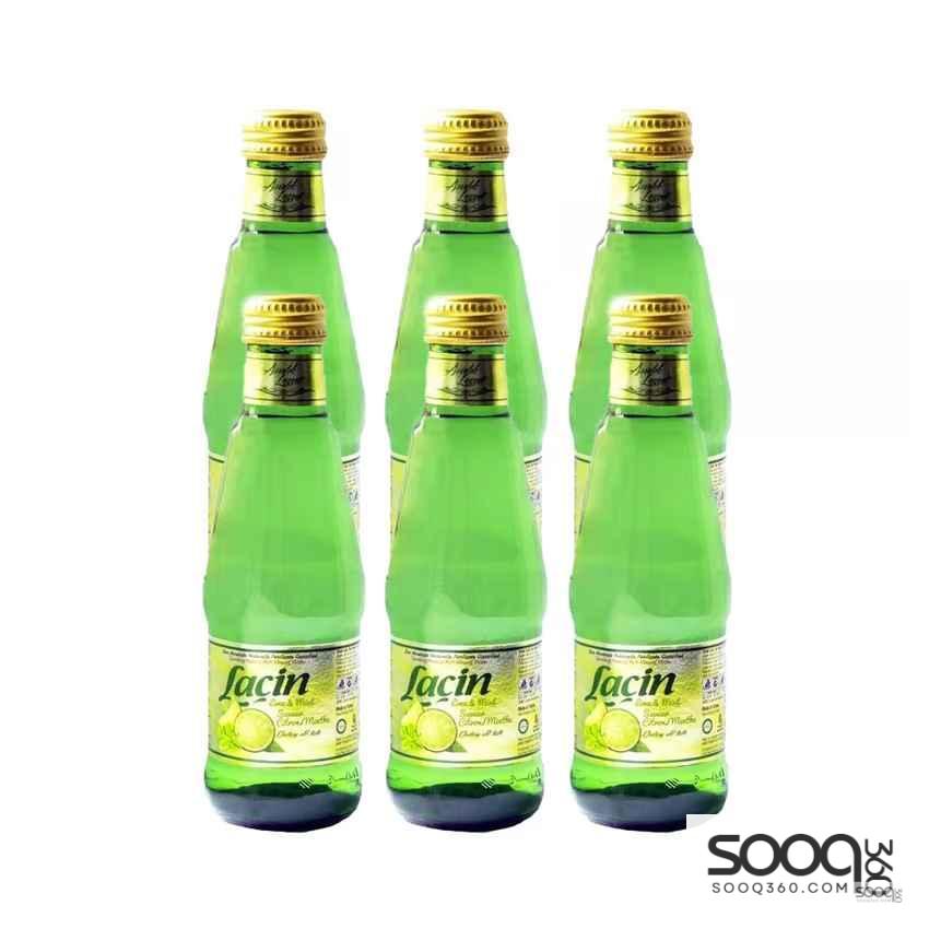 لاسين مياه غازية نكهة ليمون 200 مل عدد 6