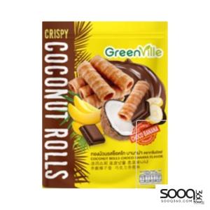 جرين فيل لفائف جوز الهند موز و شوكولاتة 70 غ