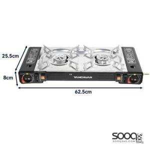 غاز متنقل عينتين لسرعة تجهيز الطعام خلال الرحلات