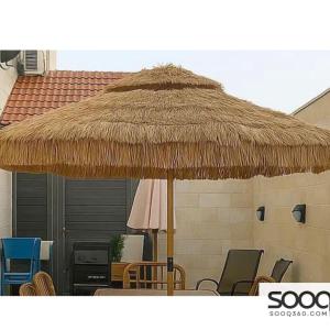 مظلة خارجية للحدائق على شكل قش