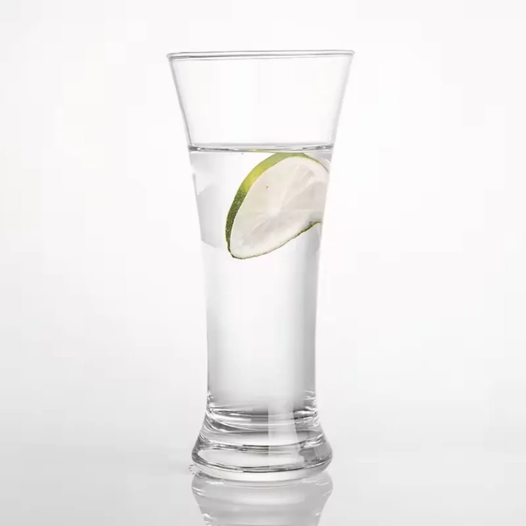 طقم أكواب زجاجية بتصميم "انسيابي"