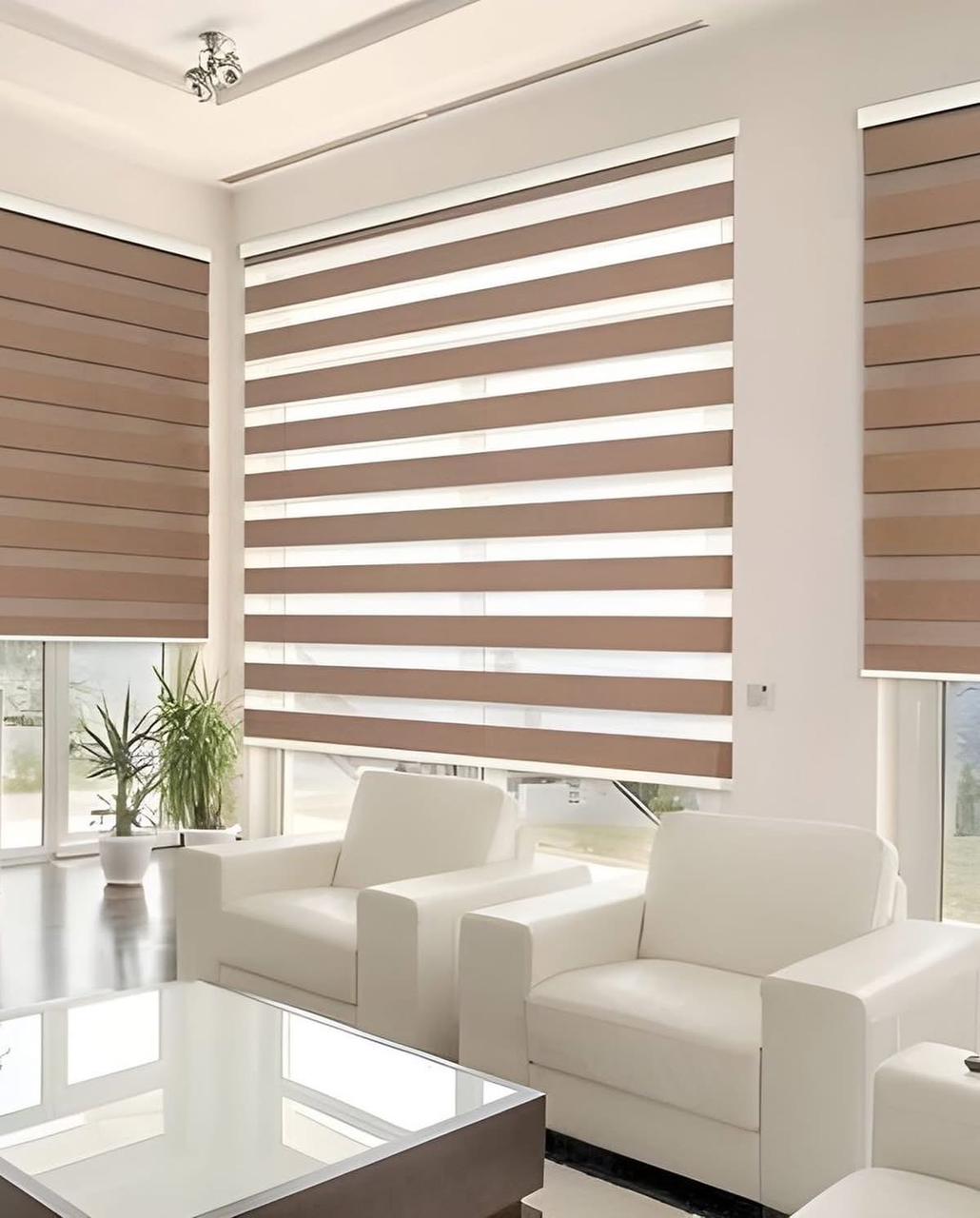 ستائر زيبرا (Zebra Blinds) مودرن 2.10 * 1.50