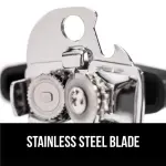 فتاحة علب يدوية بمقابض خشبية