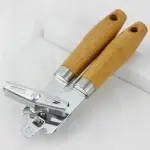 فتاحة علب يدوية بمقابض خشبية