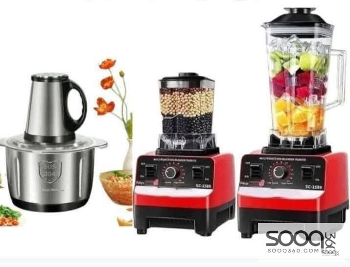 خلاط صناعي الحجم الكبير+ مفرمة ستالس