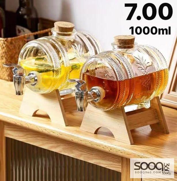 موزع المشروبات الزجاجي الفاخر