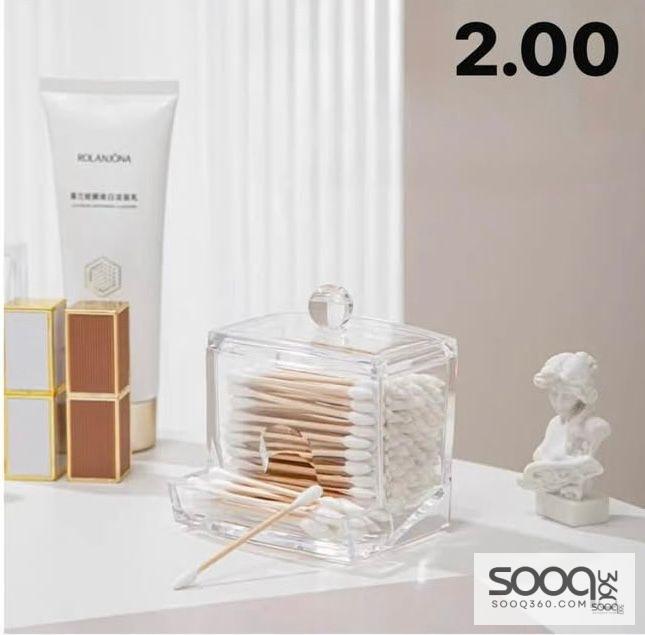 صندوق تنظيم أعواد تنظيف الأذن