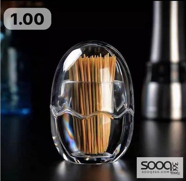 حامل أعواد الأسنان الكريستالي