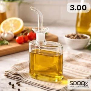 موزع زيت وخل زجاجي