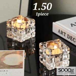 حامل شموع كريستالي