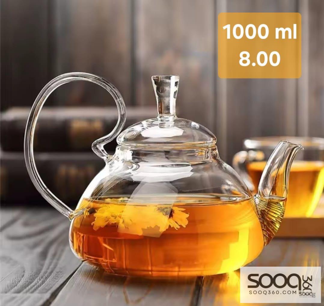 الإبريق الشاي الزجاجي