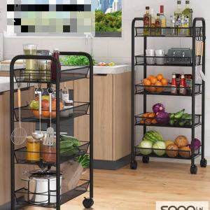 عربة تنظيم المطبخ متعددة الطبقات (خمس طبقات)