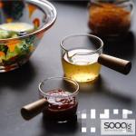 موزع زجاجي للسوائل بمقبض خشبي(50 مل)