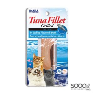 مكافئة للقطط GRILLED TUNA Scallop Flavored Broth INABA