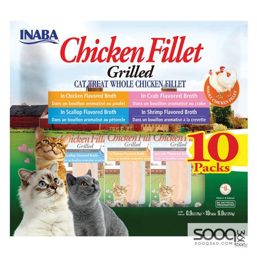 مكافئة للقطط GRILLED TUNA Chicken Fillet Variety Pack