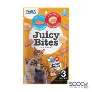 مكافئة للقطط JUICY BITES Fish and Clam Flavors
