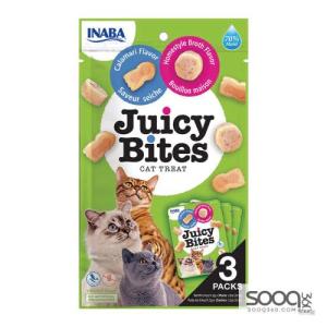 مكافئة للقطط JUICY BITES Homestyle Broth & Calamari Flavor INABA