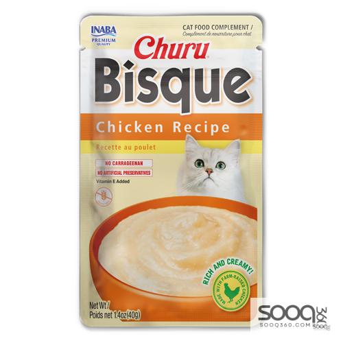 مكافئة للقطط CHURU BISQUE Chicken Recipe INABA