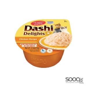 مكافئة للقطط DASHI DELIGHTS Chicken Recipe INABA