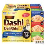 مكافئة للقطط DASHI DELIGHTS 12 Ct Tuna Variety Pack INABA