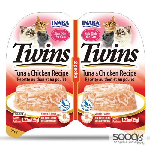 مكافئة للقطط TWINS Tuna & Chicken Recipe INABA