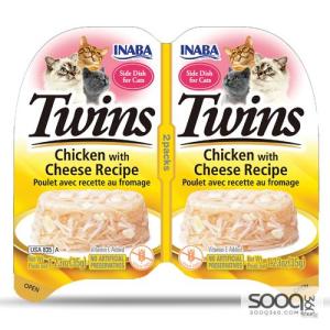 مكافئة للقطط TWINS Chicken with Cheese Recipe INABA