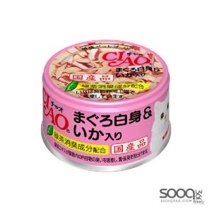 مكافئة للقطط CIAO White Meat Tuna with Cuttlefish in Jelly