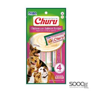 مكافئة للكلاب CHURU chicken with salmon recipe INABA