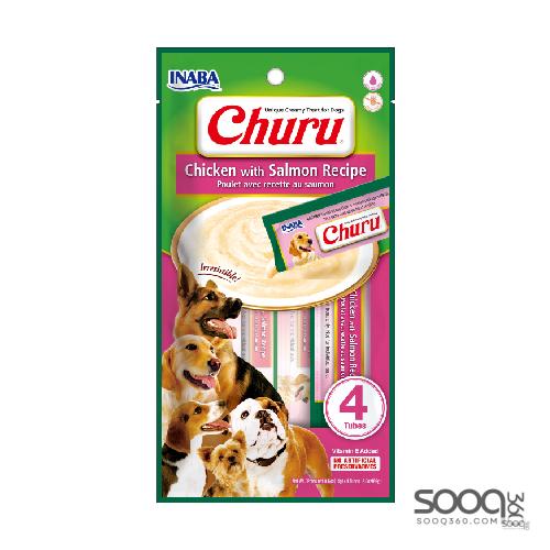 مكافئة للكلاب CHURU chicken with salmon recipe INABA