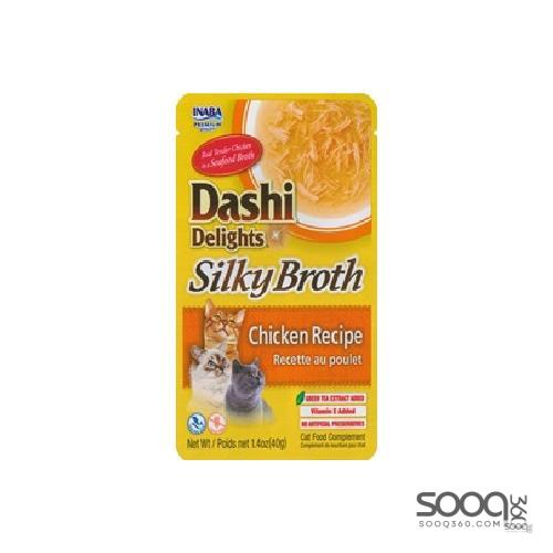مكافئة للقطط DASHI DELIGHTS SILKY BROTH CHICKEN RECIPE INABA