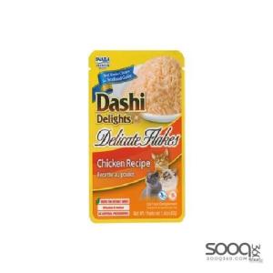 مكافئة للقطط DASHI DELIGHTS DELICATE FLAKES CHICKEN RECIPE INABA