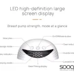 شفاط حليب قابل للارتداء Wearable Breast Pump MY-375