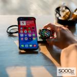 قوي - بيند  شاحن لاسلكي 3 في 1 قابل للطي