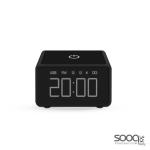 قوي - ساعة رقمية 4 في 1 ساعة رقمية + شاحن لاسلكي + مكبر صوت + راديو