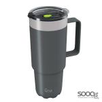 قوي - كوب حراري - رمادي