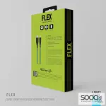 قوي - فليكس كيبل ايفون 1.5 متر - ازرق فاتح