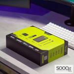 عرض- بكج (بطارية 10000 ملي أمبير + شاحن جداري ميني بي دي + فايبر شاحن سيارة + كيابل كلاسيك (تايب سي + مايكرو) + محفظة)