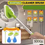 عصاة تنظيف مع 4 قطع